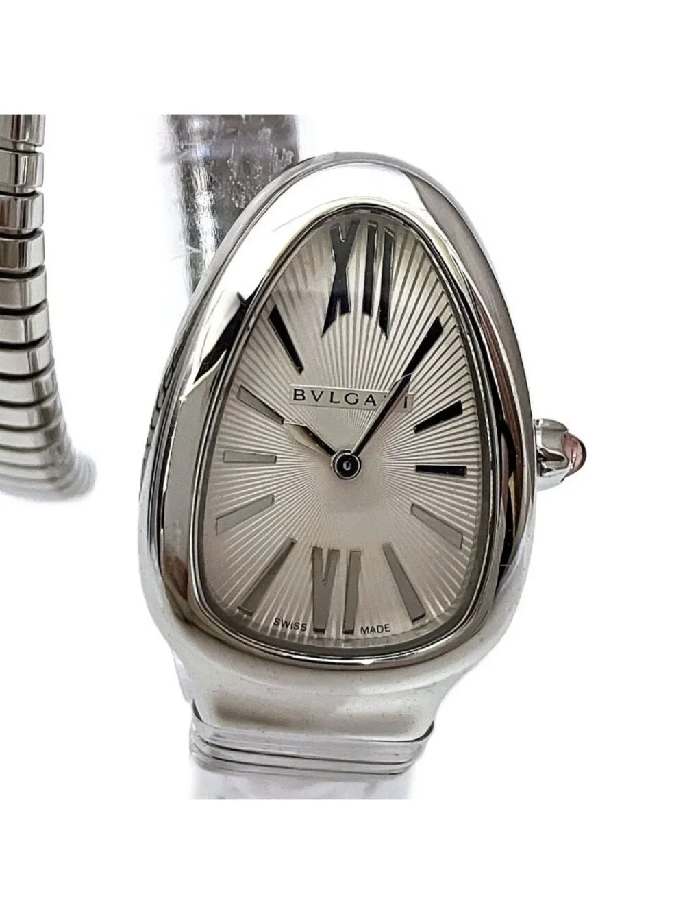 Bvlgari Serpenti Watch Gross SS Silver Dial
